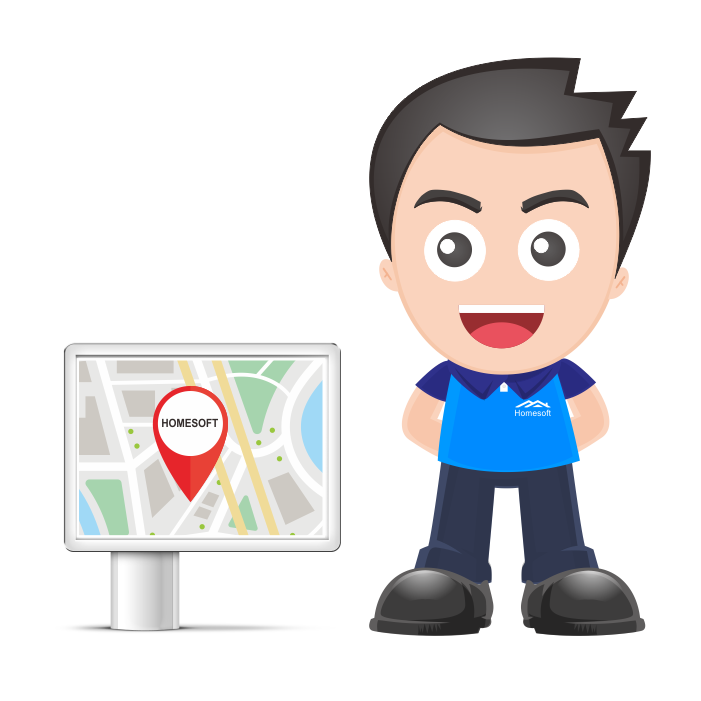 แผนที่บริษัท โฮมซอฟต์ จำกัด